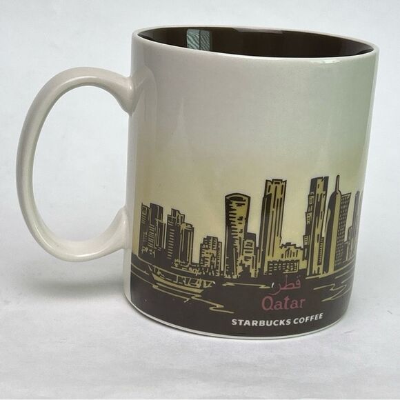 Starbucks 2015 QATAR 16oz Coffee Tea Mug “Global City Icon Collectors Series” - Picture 3 of 6
